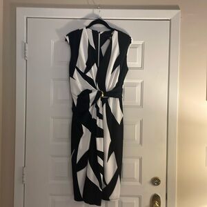 Donna Karan V-Neck Dress